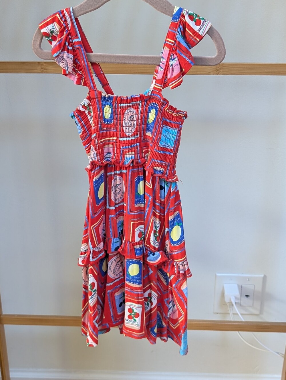 Posh Peanut Smocked Babydoll Dress